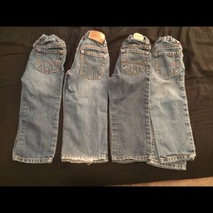 2T boy jeans (One Levi’s and 3 Children’s place)